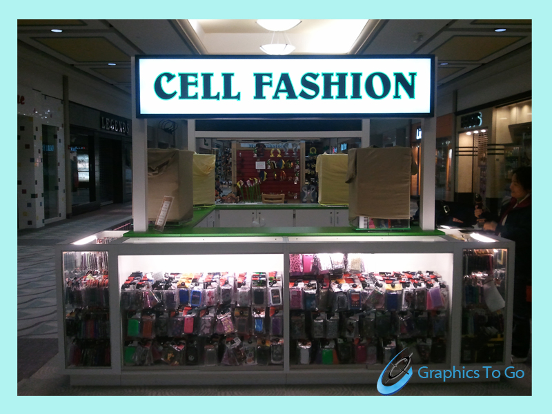 Boutique Color lighted sign